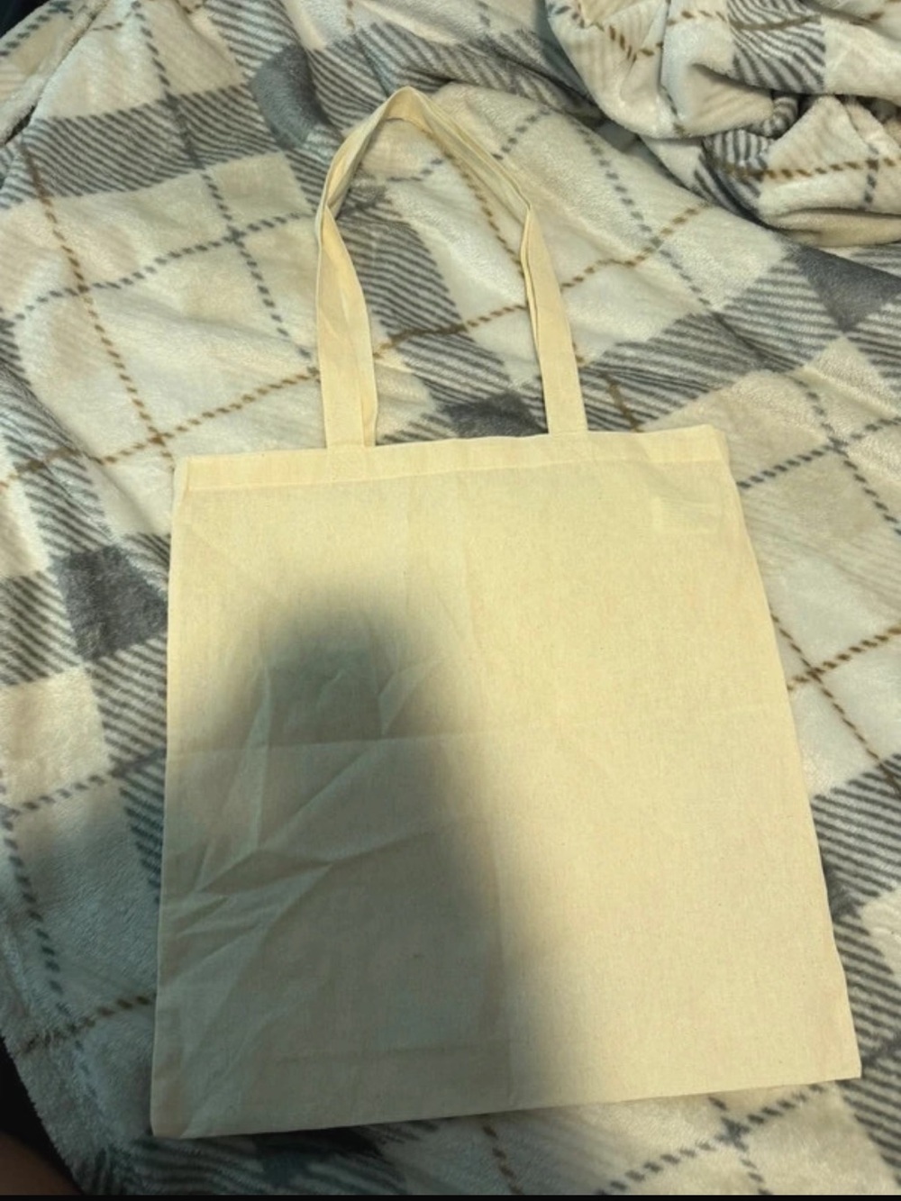Canvas Tote Bag in Natural Cream - Everyday Women s Shoulder Bag